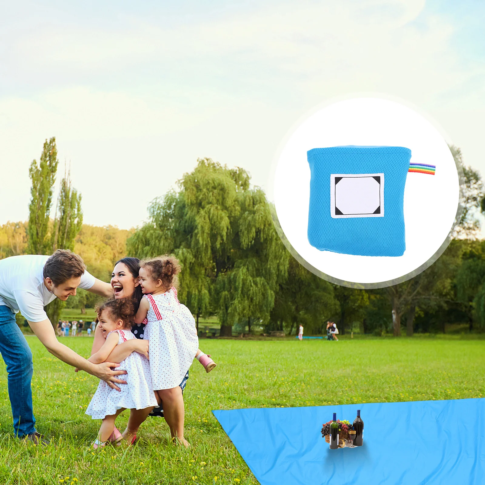 

Outdoor Camping Mat Waterproof Picnic Blanket Durable Nylon Portable Lightweight Beach Hiking Cushion Picnic Mat