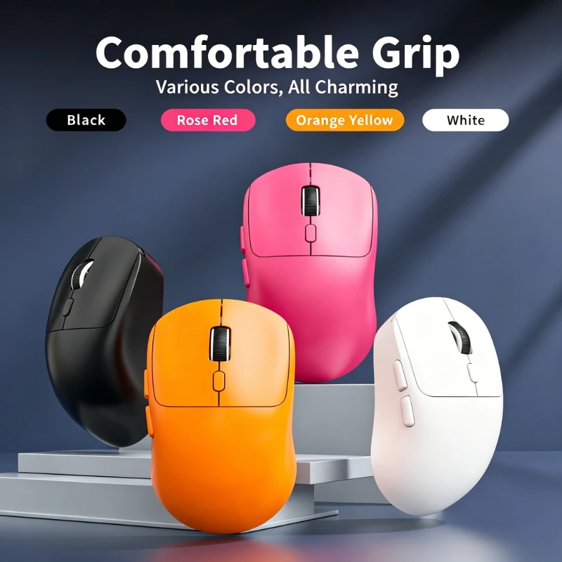 

M348 Tri-mode Wireless Bluetooth Mouse Rechargeable Ergonomic Silent 2.4G Type-C Lightweight Optical Mice For Computer Laptop