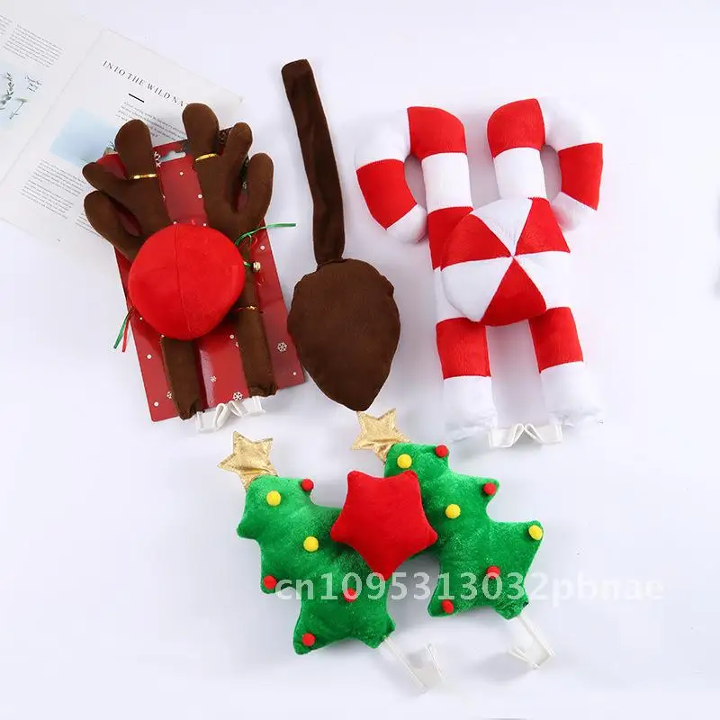 

New Christmas Car Antlers Christmas Creative Car Decoration Crutch Christmas Car Decorations