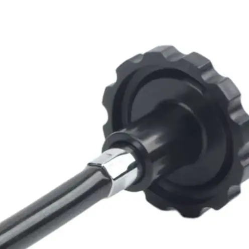 For 80EQ For 80DX Trimmer Lever Rod Black Aluminum Alloy Plastic Anti-slip Hand Wheel Focuser-compatible Connector