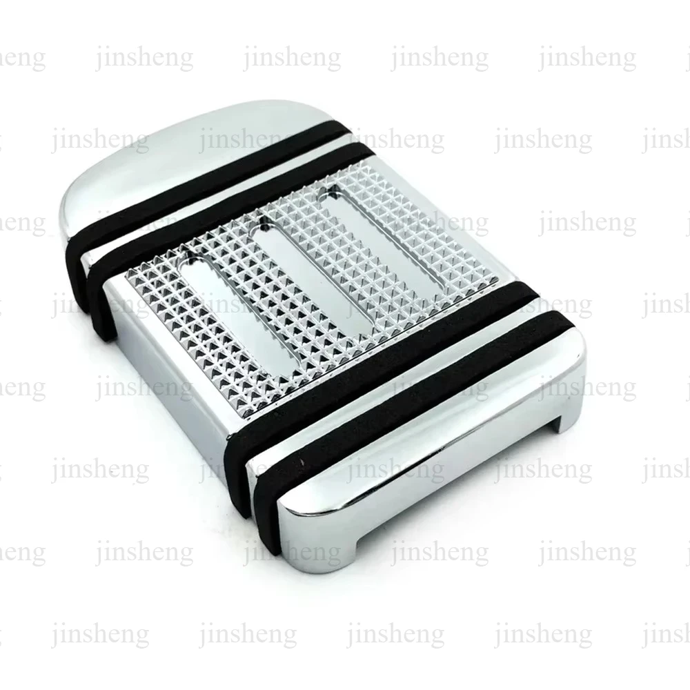 Large Aluminum Brake Pedal Pad for Harley-Davidson Dyna FLD, FL Softail, Touring Models