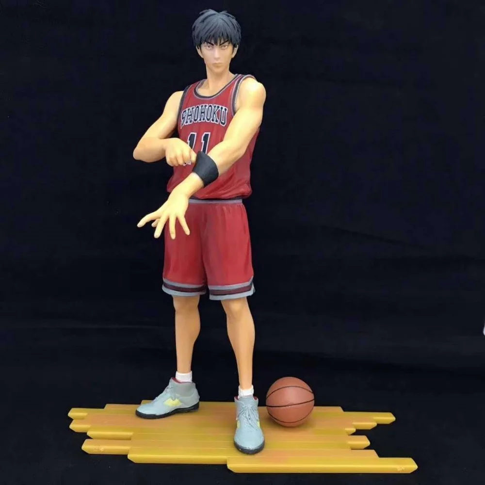 Anime Slam Dunk Kaede Rukawa PVC Action Figure Collectible Model Doll Toy 23CM