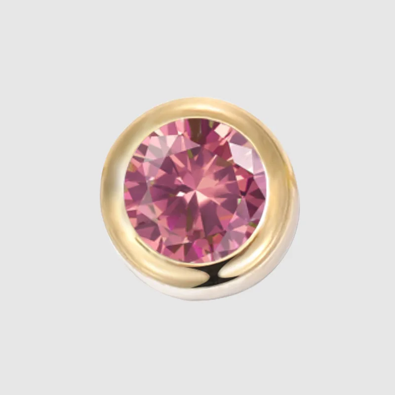 Colorful Zircon DIY Charm Pendant for Daily Wear