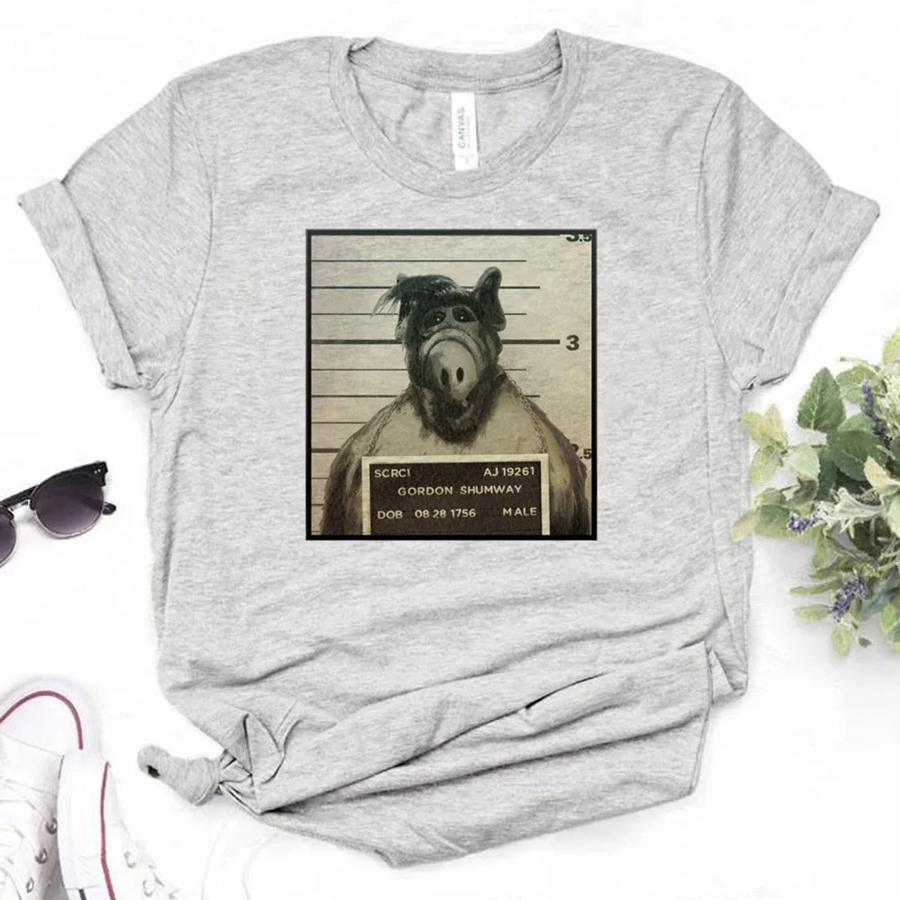 

Alf Топ для женщин, японское аниме, дизайнерский Топ, забавная одежда для девушек