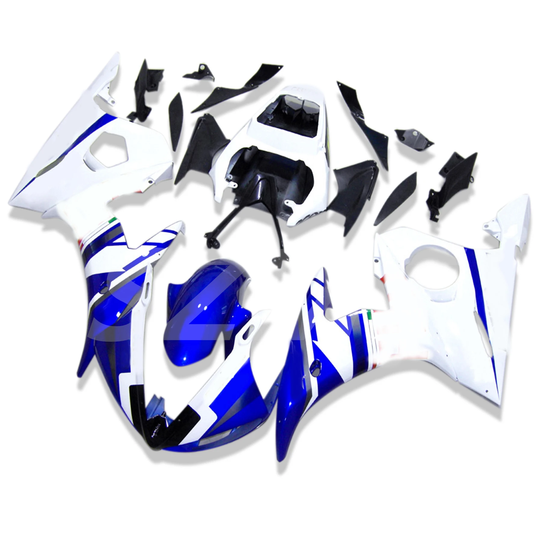 

YZF600R6 03 04 ABS Fairing For YAMAHA YZF-R6 2003 2004 Race Motorcycle Full Blue Fairings Injection Molding