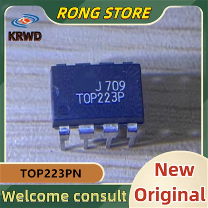 10PCS  TOP223P New original TOP223PN TOP223 DIP-8