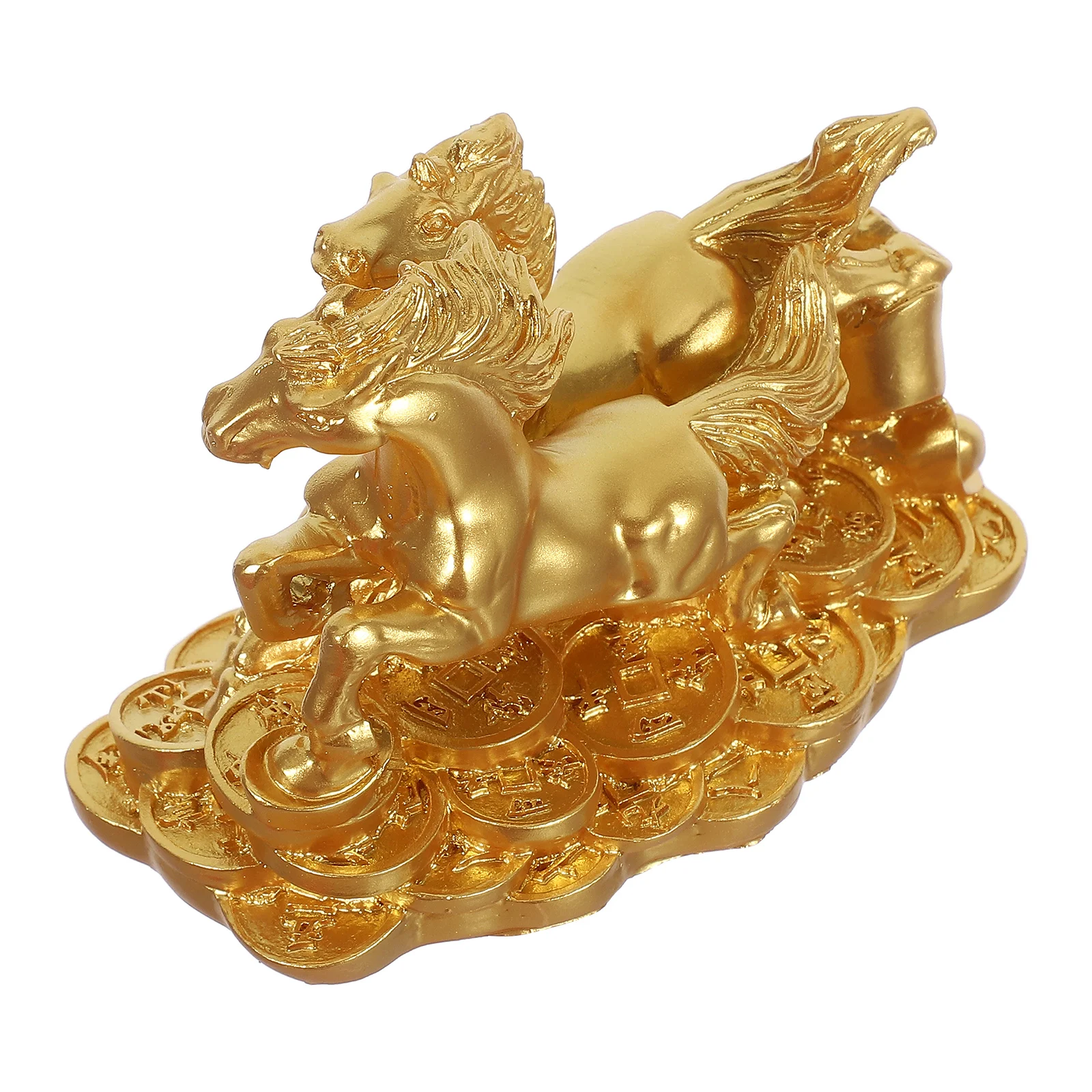 

Resin Horse Statue Decorative Running Horse Sculpture Modern Desktop Ornament Office Home Decor Living Room Gift