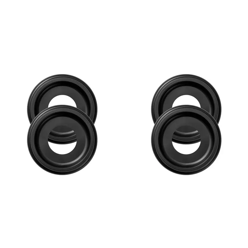 BHBD-4 Packs Molded PU Ceiling Medallions 10 Inch OD X 4 Inch ID (Fits Canopies Up To7-1/4 Inch) Black