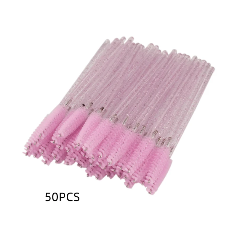 Brosses à cils en cristal de poulet magnifique, peigne d'extension de cils, baguettes de mascara, maquillage, outils de beauté professionnels, 1 à 6 pièces