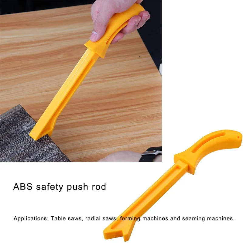 Scie de table de travail de calcul de table de protection des mains, poussée de sécurité, routeur à bande, scie à panneau, mangeoire robuste, structure du corps en ABS, plus récent