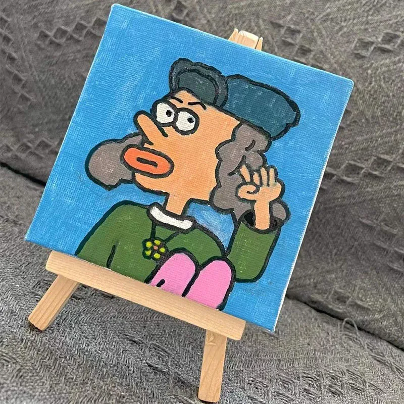 Белый холст для рисования, пустой костюм, натянутые холсты для рисования, холст Minis для рисования наждачных части HB01