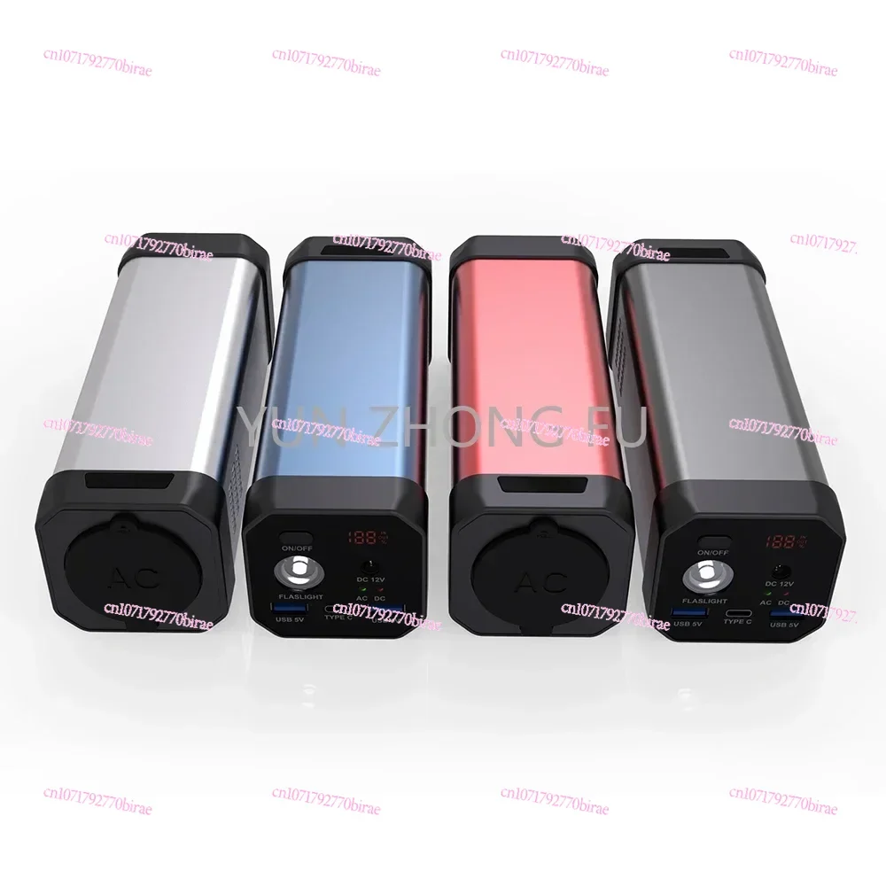 80Wh Portable Power Bank 21600mAh AC DC Output Mini Lithium Battery Power Bank Case