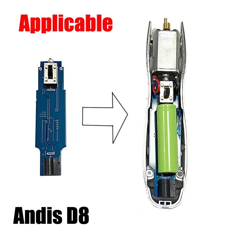 

Материнская плата, совместимая с мужскими профессиональными аксессуарами для машинки для стрижки волос Andis D8, резной чип печатной платы триммера