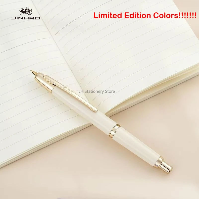 لون محدود! JINHAO 20 الوردي الذهب كليب الراتنج الصحافة قلم حبر EF F قلم حبر مع محول القرطاسية اللوازم المدرسية PK 10 A1 #2