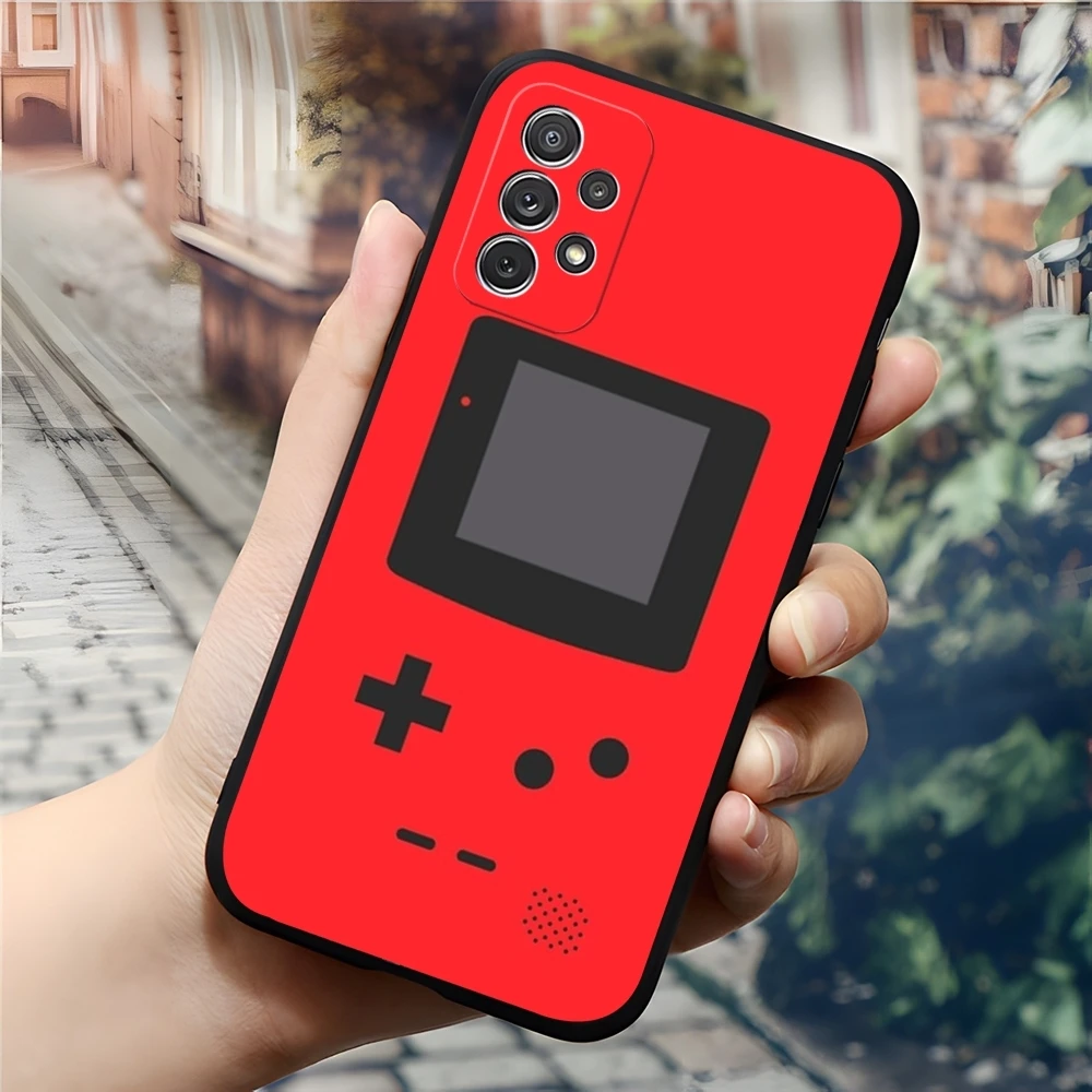 Game Boy Vintage GamePad Phone Case for Samsung Galaxy S24 S23 S22 S25 S21 A16 Ultra Fe Plus M54 A34 A54 A24 A52 A53 Coque