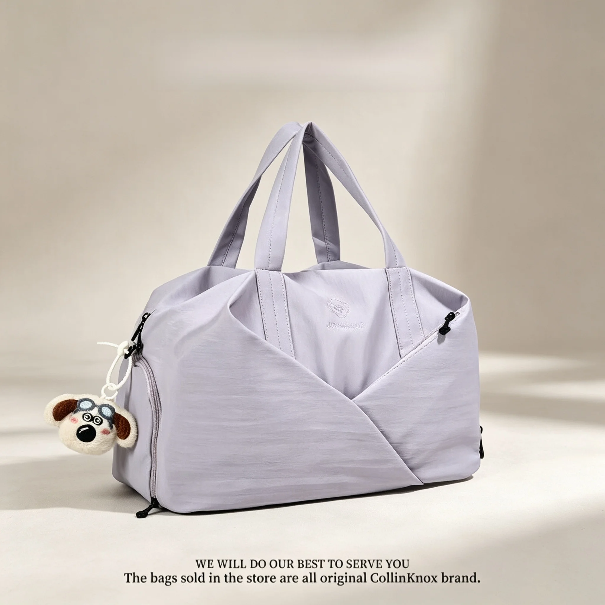 colinknox-large-capacity-women's-travel-bag-handheld-fitness-bag-short-trip-multifunctional-wet-and-dry-separation-bag