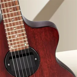 Turner Model 1-C-LB Lindsey Buckingham Burgundy Wine Red Semi Hollow Electric Guitar Black Body Binding,