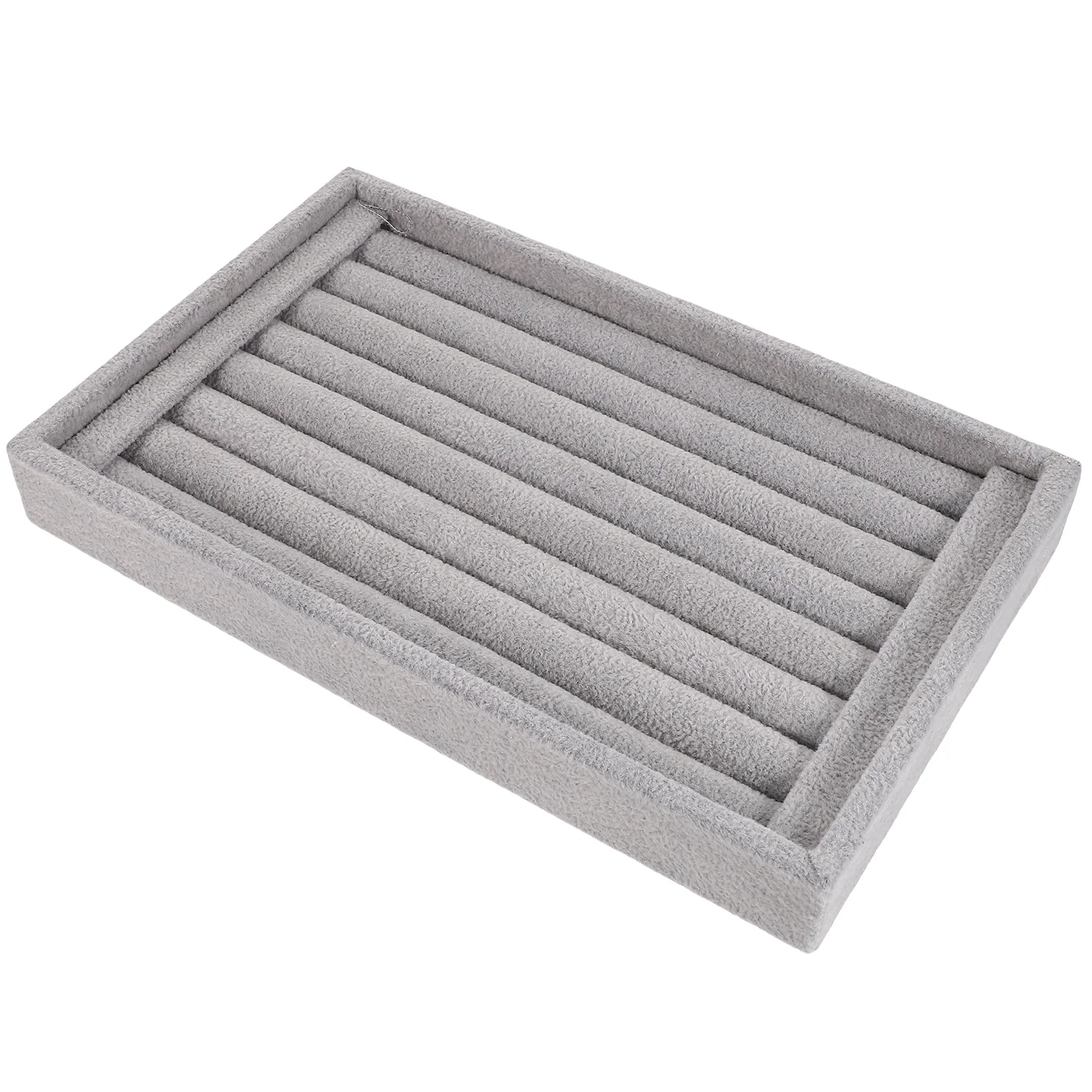 

Jewelry Tray Organizer Earring Holder Ring Storage Trays Travel Business Display Compartments Tray Holder Dish Showcase Box