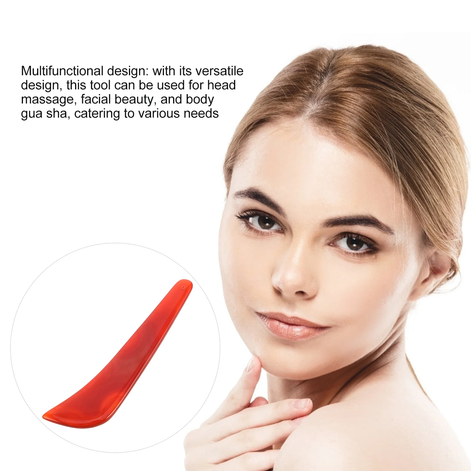 赤瑪瑙翡翠顔かっさツール フェイシャルアイマッサージャー スキンケア ボディフェイス彫刻器具 スキンケアツール