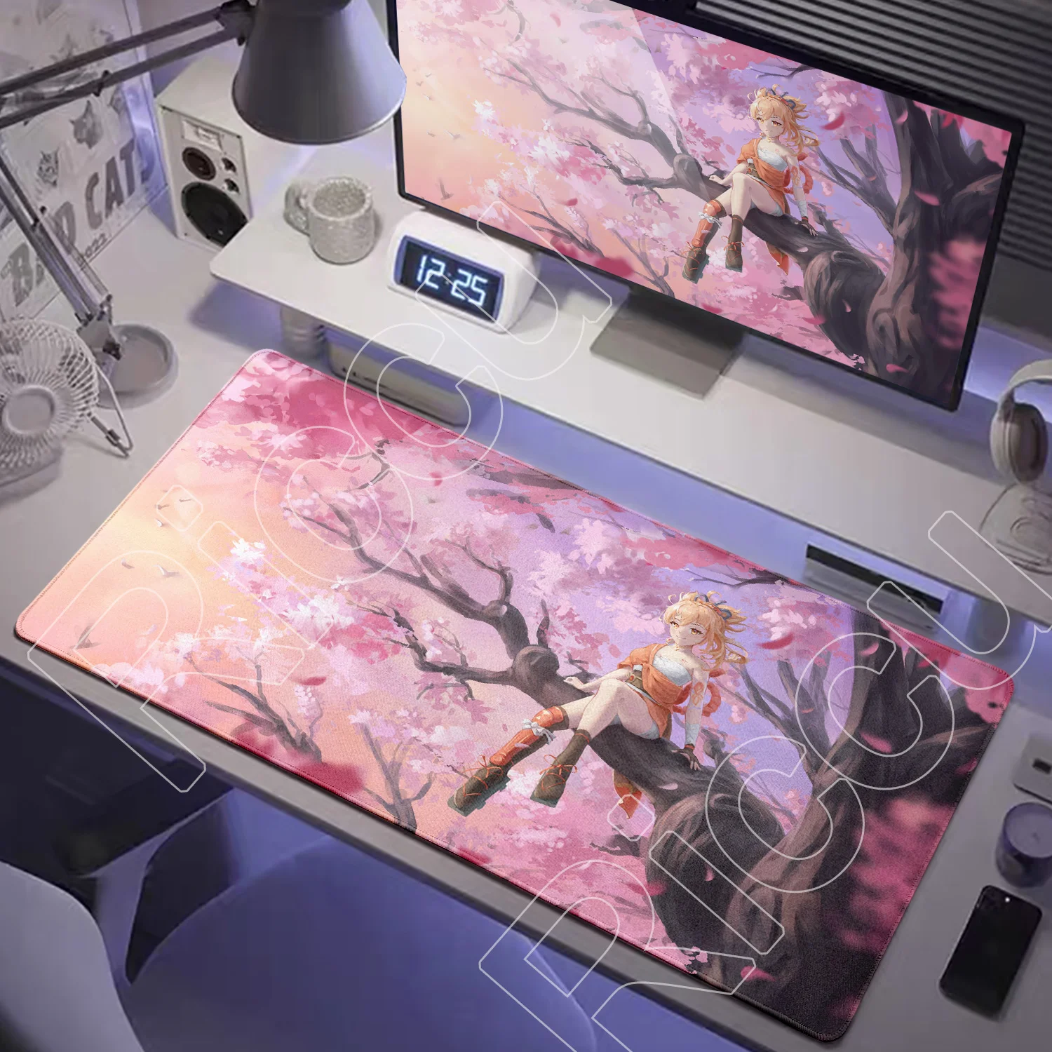 

Large Cute Yoimiya Genshin Impact Mousepad Kawaii Desk Mat Gaming Accessories Writing Pad for PC Mouse Desktop Carpet