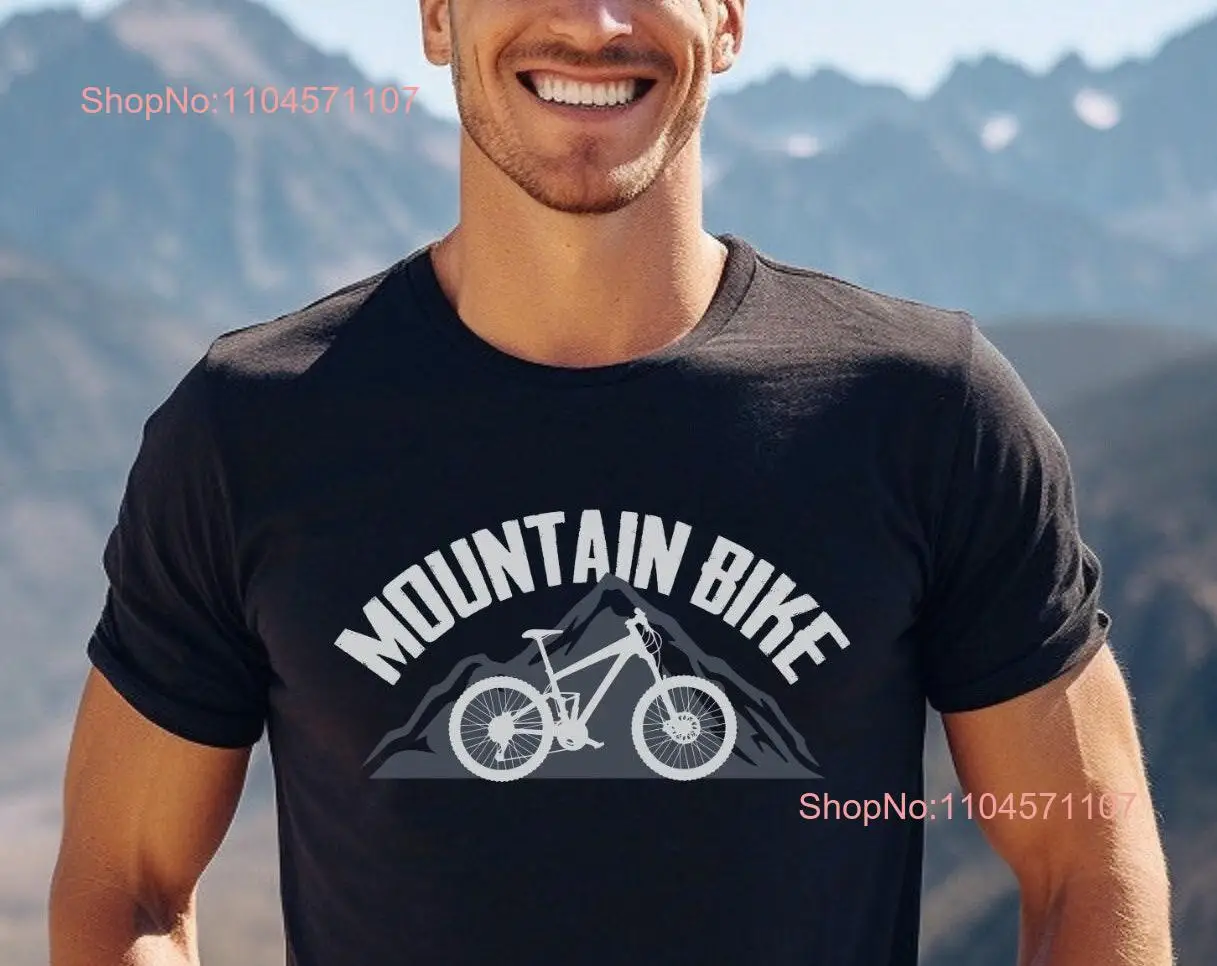 تي شيرت لمحبي الدراجة الجبلية وأكمام طويلة أو قصيرة