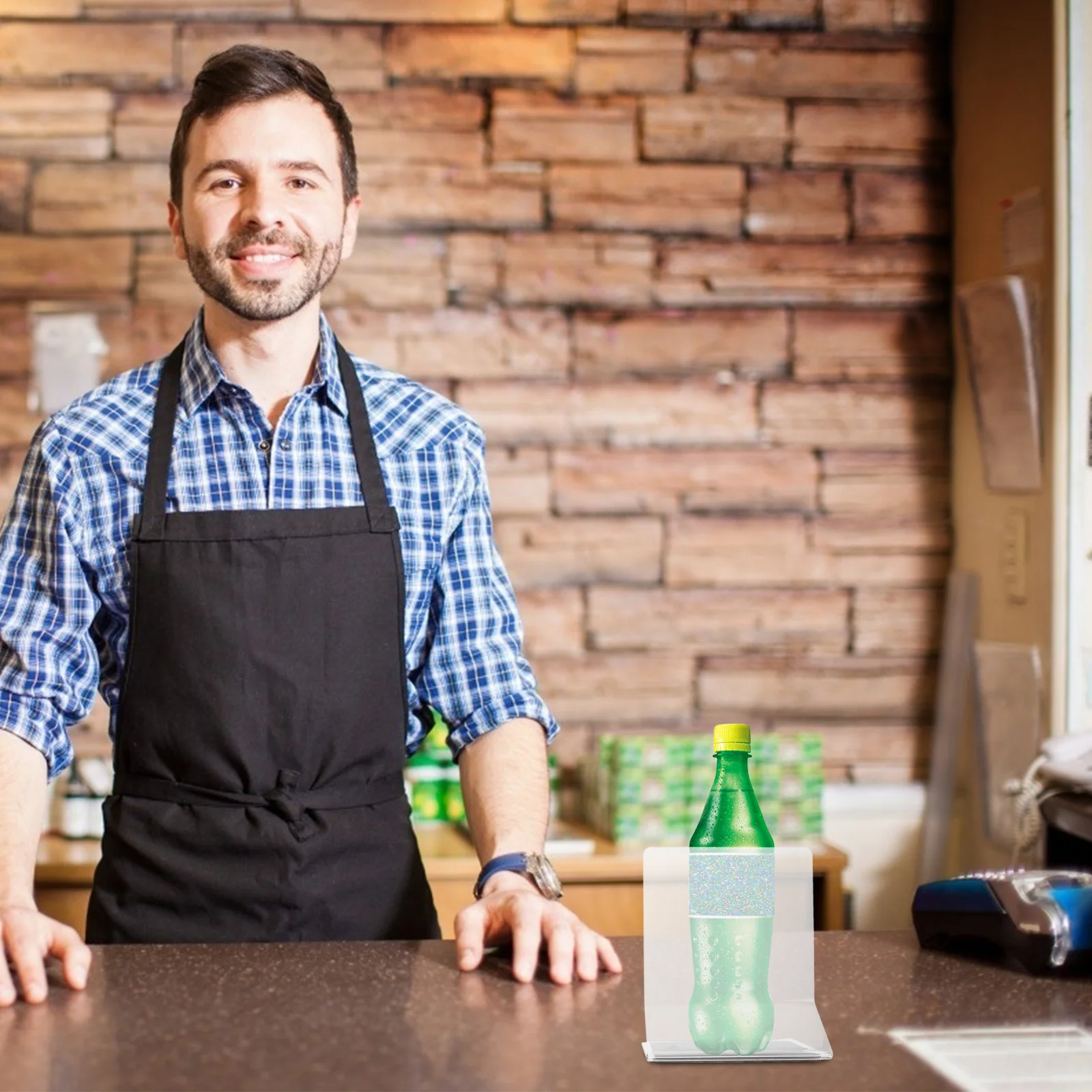 

2Pcs Plastic Shelf Dividers Transparent Commodity Dividers for Supermarket Store Organization Reusable Snacks Classification