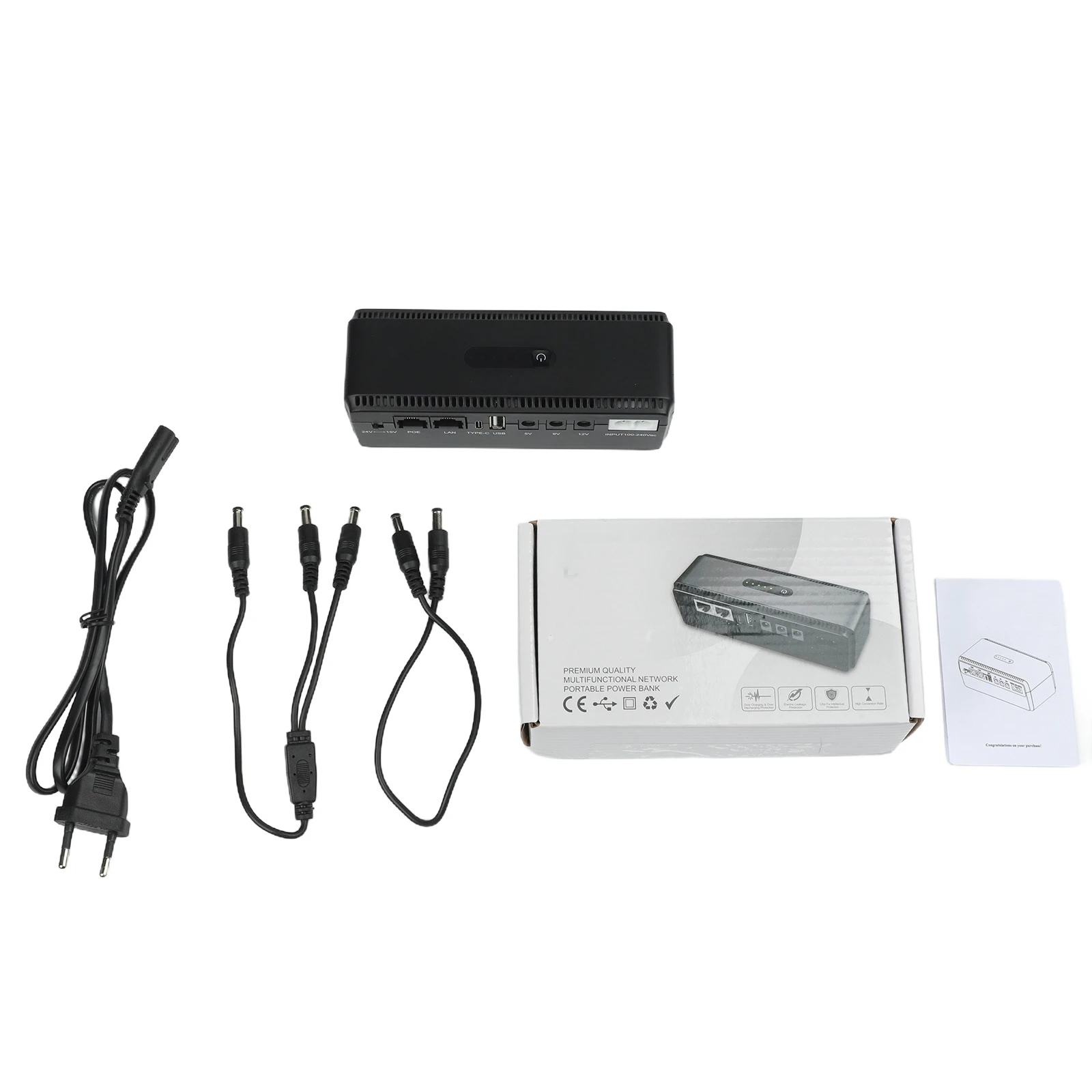 1set Uninterruptible Power Supply AC 100-240V Input 50-60Hz For DC UPS Backup Battery 8800MAH Circuit Protection Spare Parts