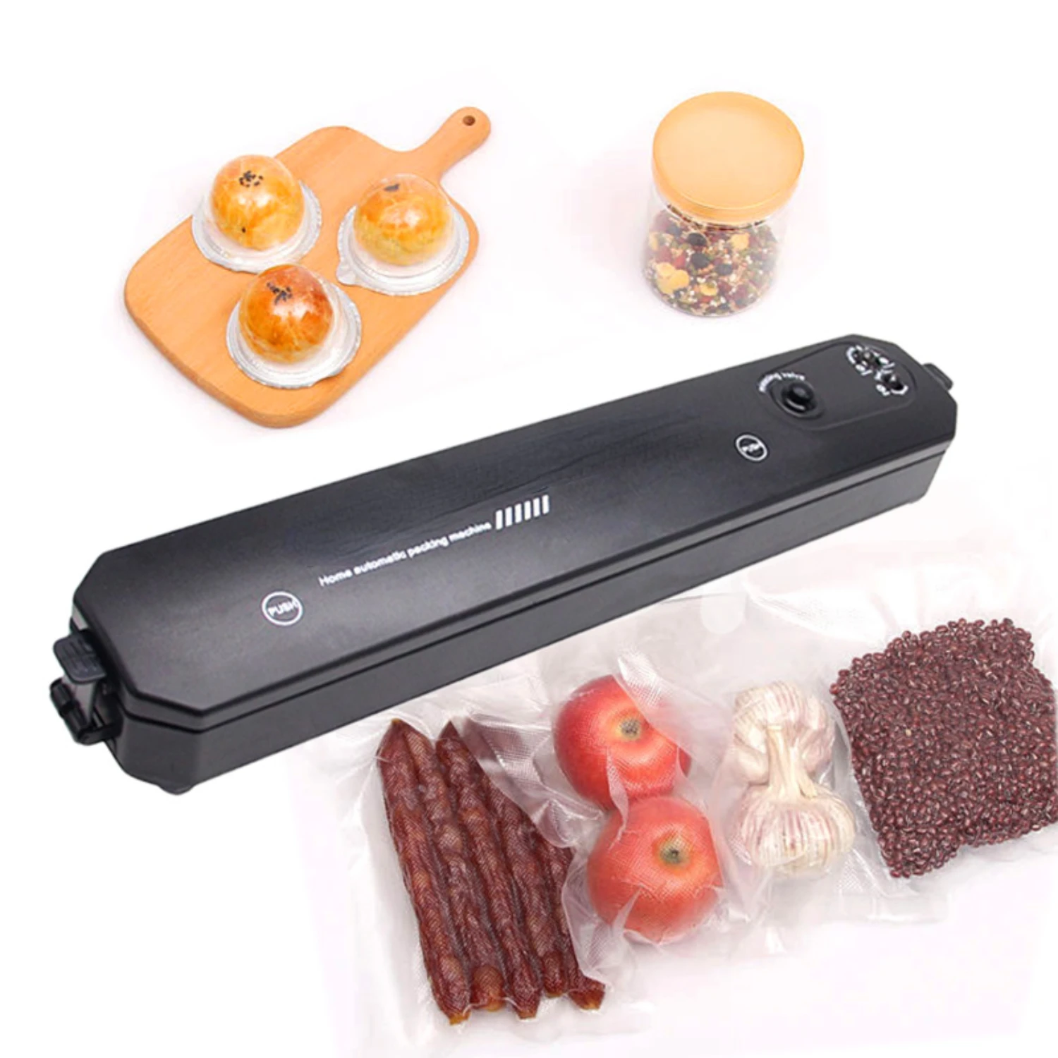 

Ningtao Vacuum Packaging Machine Host+10pcs Sealing Bag Packaging Plastic/Packaging Machine Vacuum Packaging Machine/Plastic Se