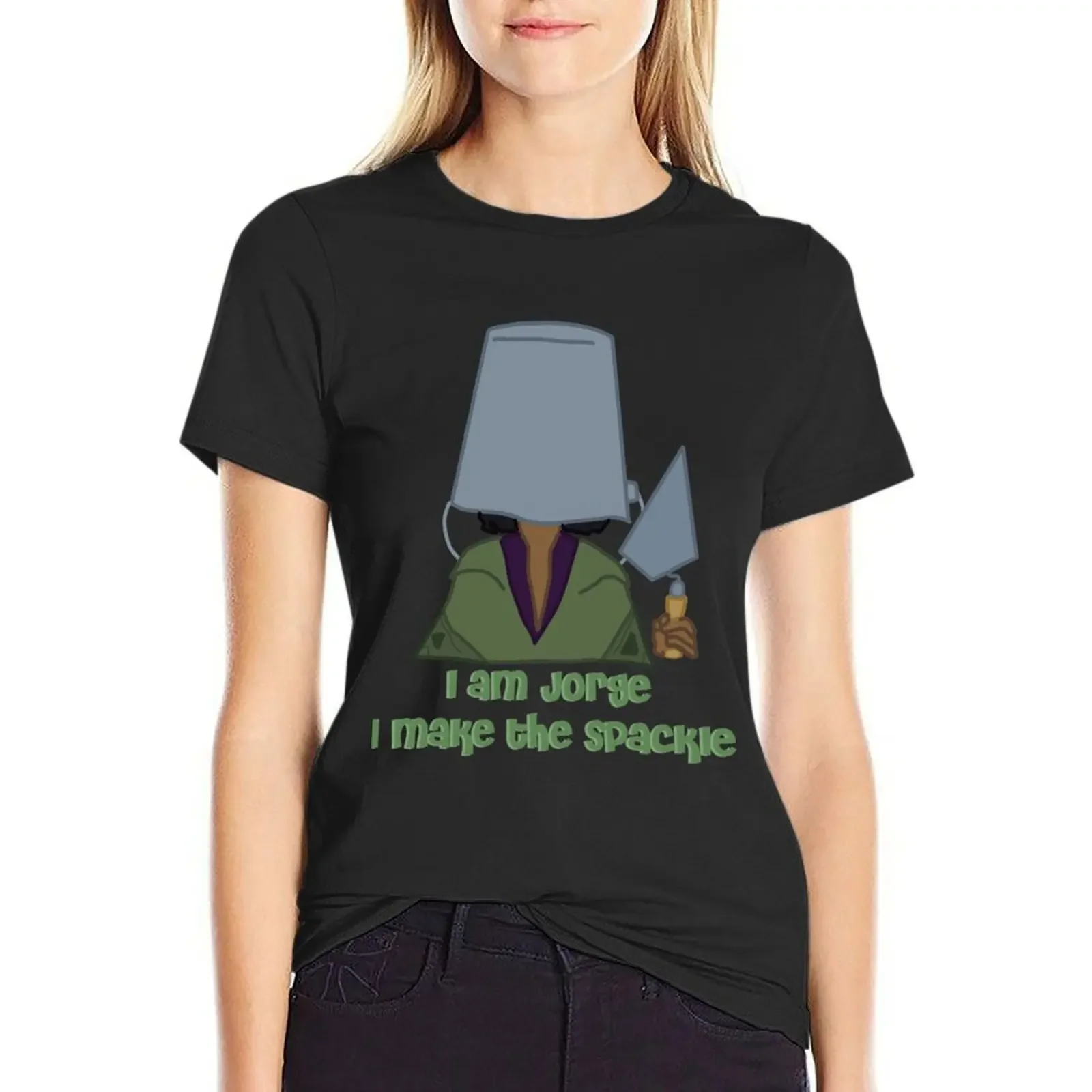 

Jorge and his spackle T-Shirt plus size tops blanks hippie clothes Female clothing luxury designer clothing Women