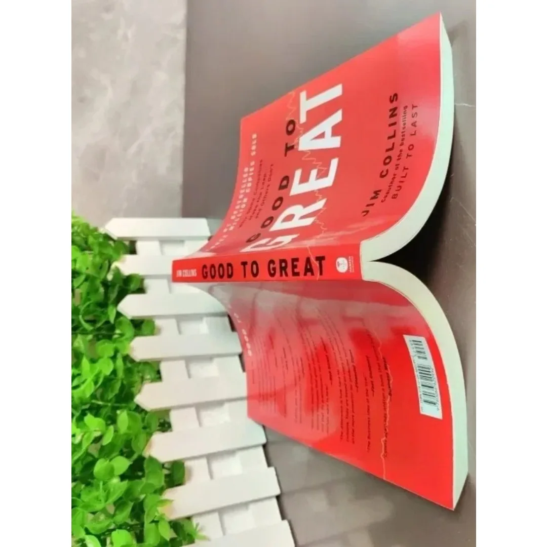 

Why Some Companies Make The Leao and Other Don't Good To Great By Jim Collins in English Paper Book