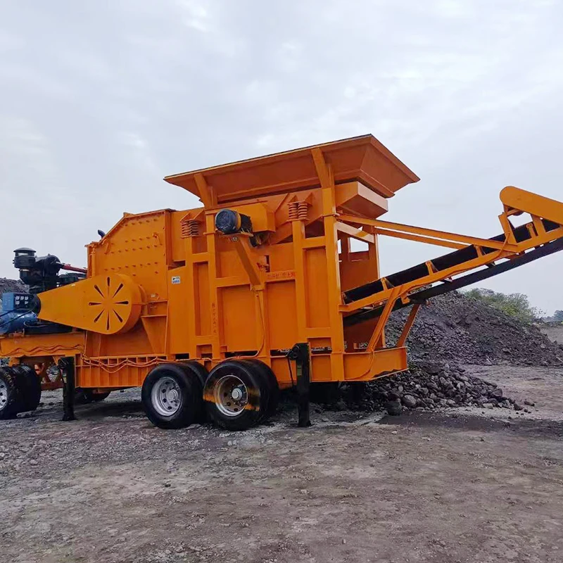 

Wholesale Mobile Crushing Station Mobile Stone Crusher Plant Portable Rock Crushing Machine With Competitive Price