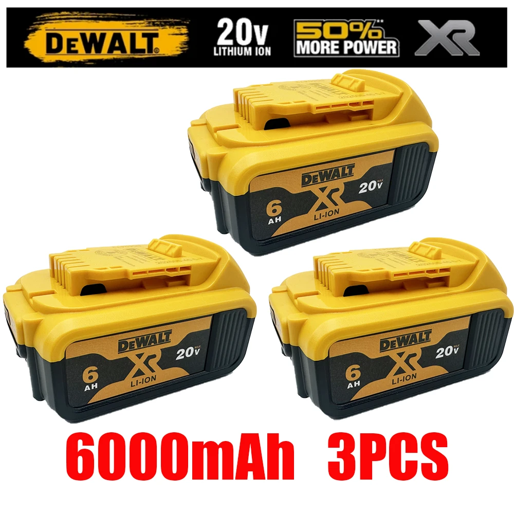 Batterie lithium-ion originale DEWALT 6Ah DCB609 18V 20V pour Dewalt DCB206 DCB205 DCB204 DCB609 DCB184 DCB200