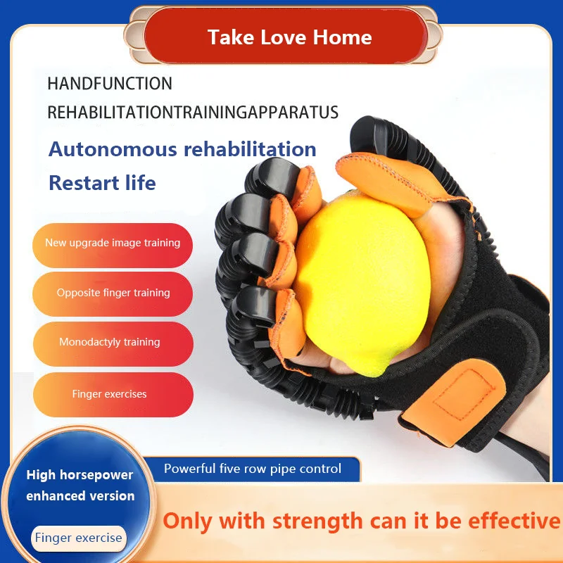 Rehabilitation Robot Glove Hand Device for Stroke Hemiplegia Hand Function Recovery Finger Trainer Gifts For Family Or Friends