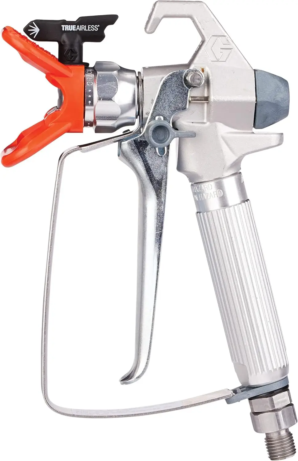 Airless Spray Gun, Full 4-finger trigger with light, smooth pull provides control and comfort