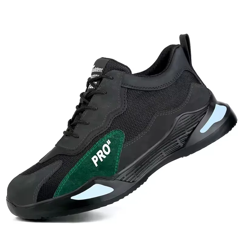 Mode sportschoenen werklaarzen lekvrije veiligheidsschoenen heren schoenen met stalen neus beveiliging beschermende schoenen tactische laarzen - afbeelding 1