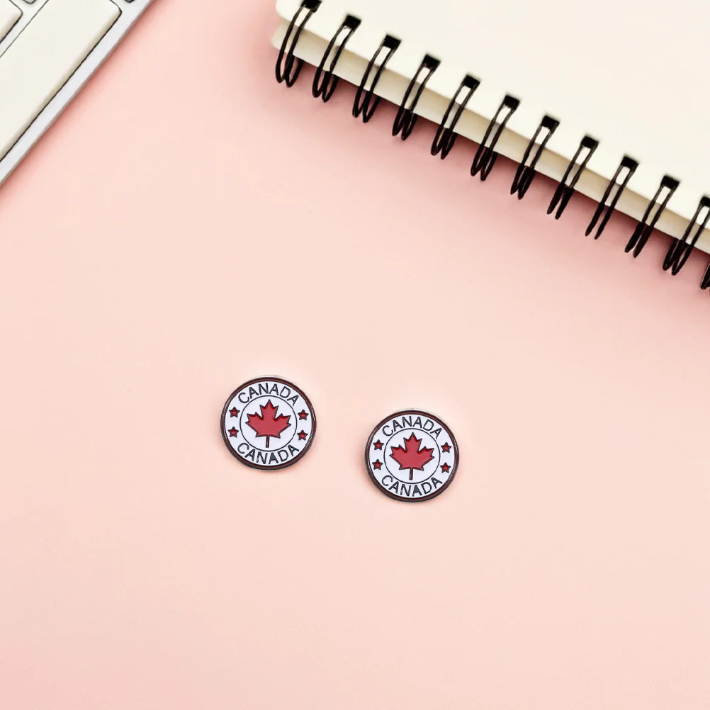 4 قطعة دبابيس التلبيب كندا مابل ليف المينا بروش دبابيس للأوشحة والسترات أكياس قبعة اكسسوارات كندا التلبيب دبوس