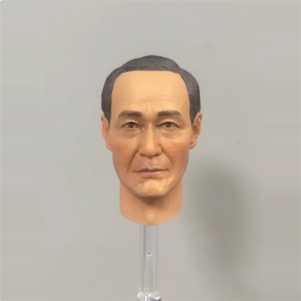 

1/6 Trendy Asia Male Soldier Chen Huimin Head Carving Sculpture Model Toy Fit 12'' Action Figure Body In Stock