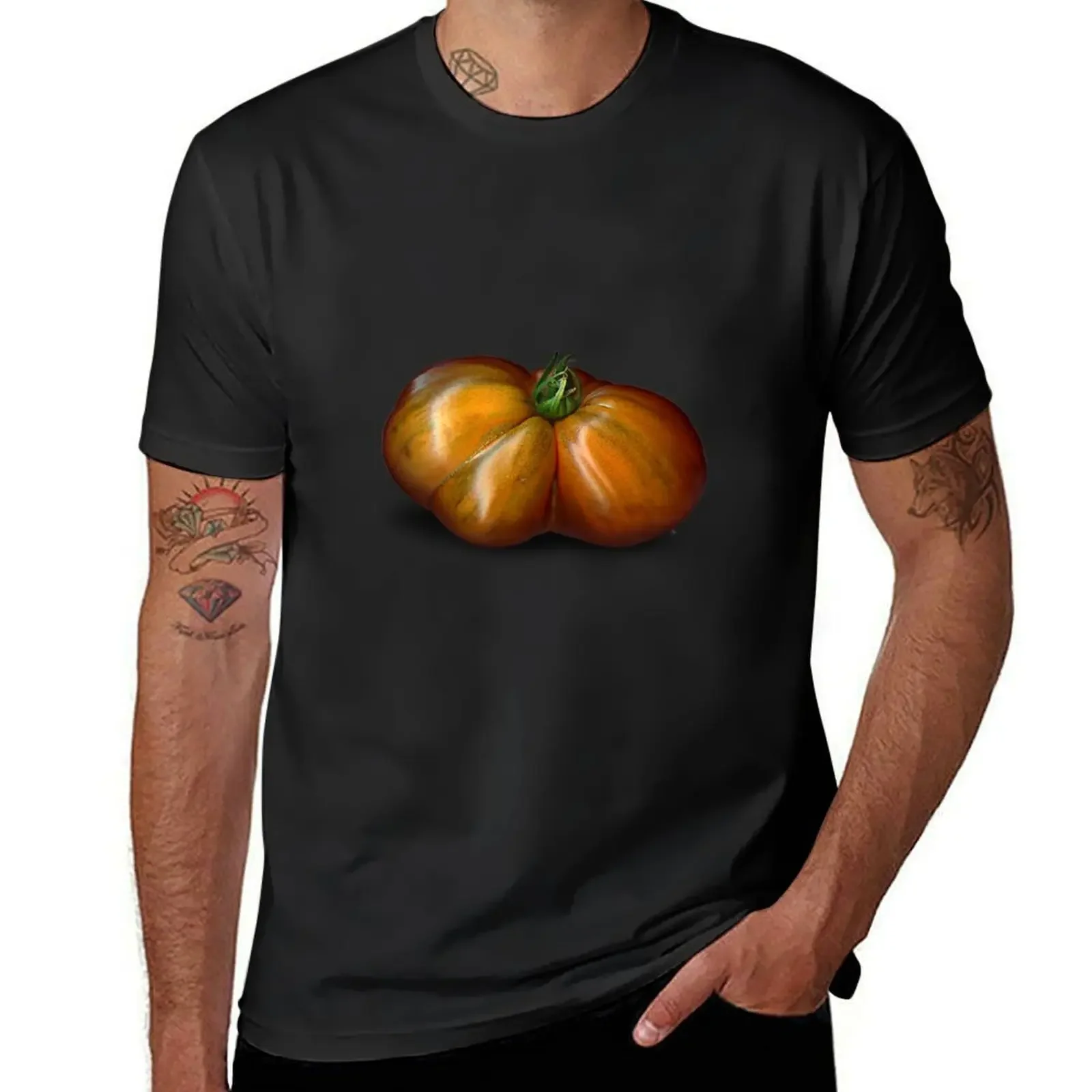 Coeur-de-Boeuf Animal Tomato. T-Shirt shirts graphic tee summer clothes sweat cotton graphic tees mens shirts graphic tee