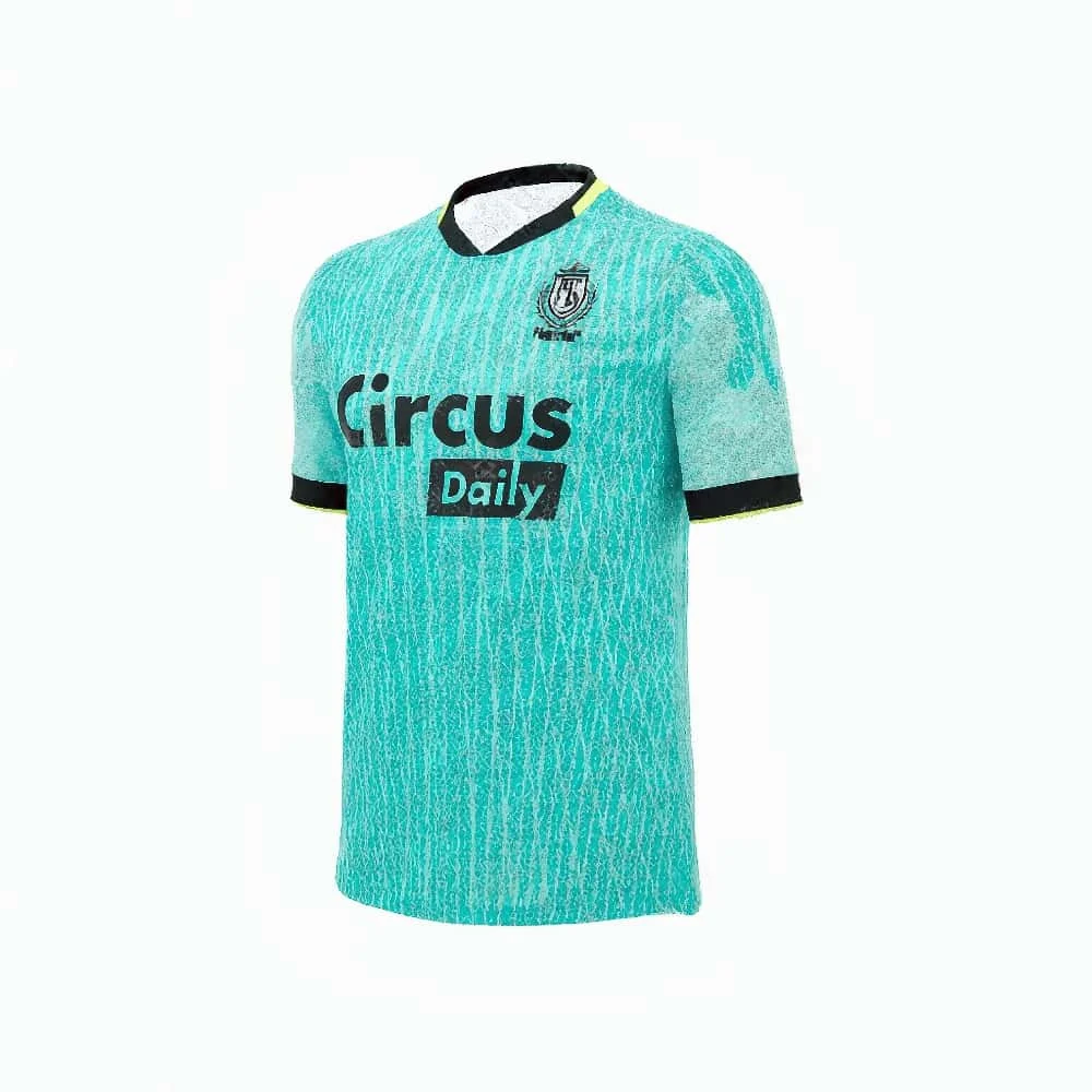 2025-26 Sommer Herren Atmungsaktives Fußballtrikot Schnelltrocknendes Oberteil Erwachsene Männer Heim-Fußball S-Standard L-Liègei Sport Auswärts – Detail 9