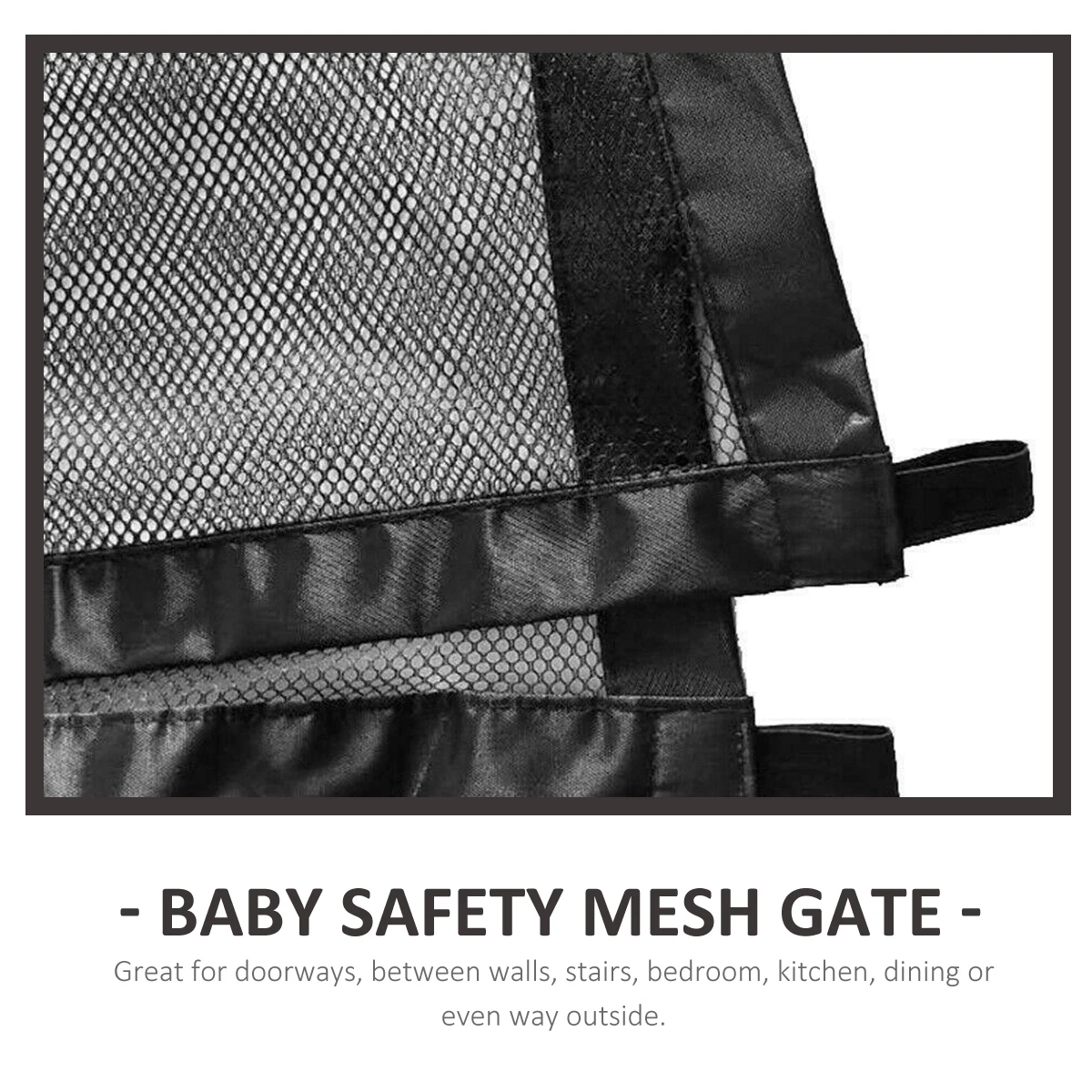 1 conjunto de portão de segurança para animais de estimação, bebê, malha de nylon retrátil, cerca para cães, aço inoxidável, guarda dobrável, escadas, uso interno e externo