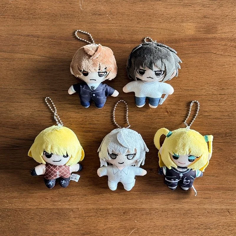 New Cute Anime Death Note L·Lawliet Light Yagami Misa MelloPlush Keychain 9CM Kids Stuffed Toys Small Pendant For Children