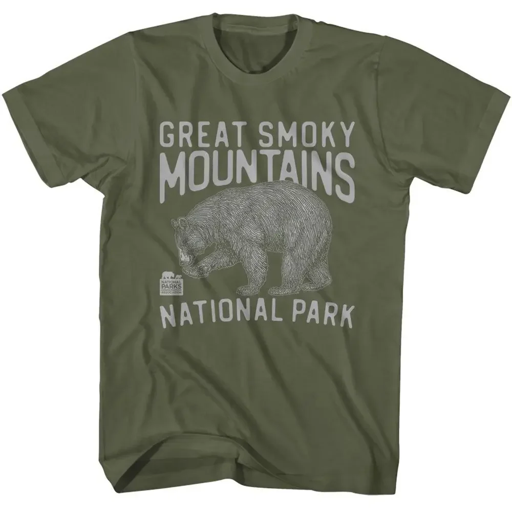 Great Smokey Mountains National Park 1940 Parks Brands T Shirt