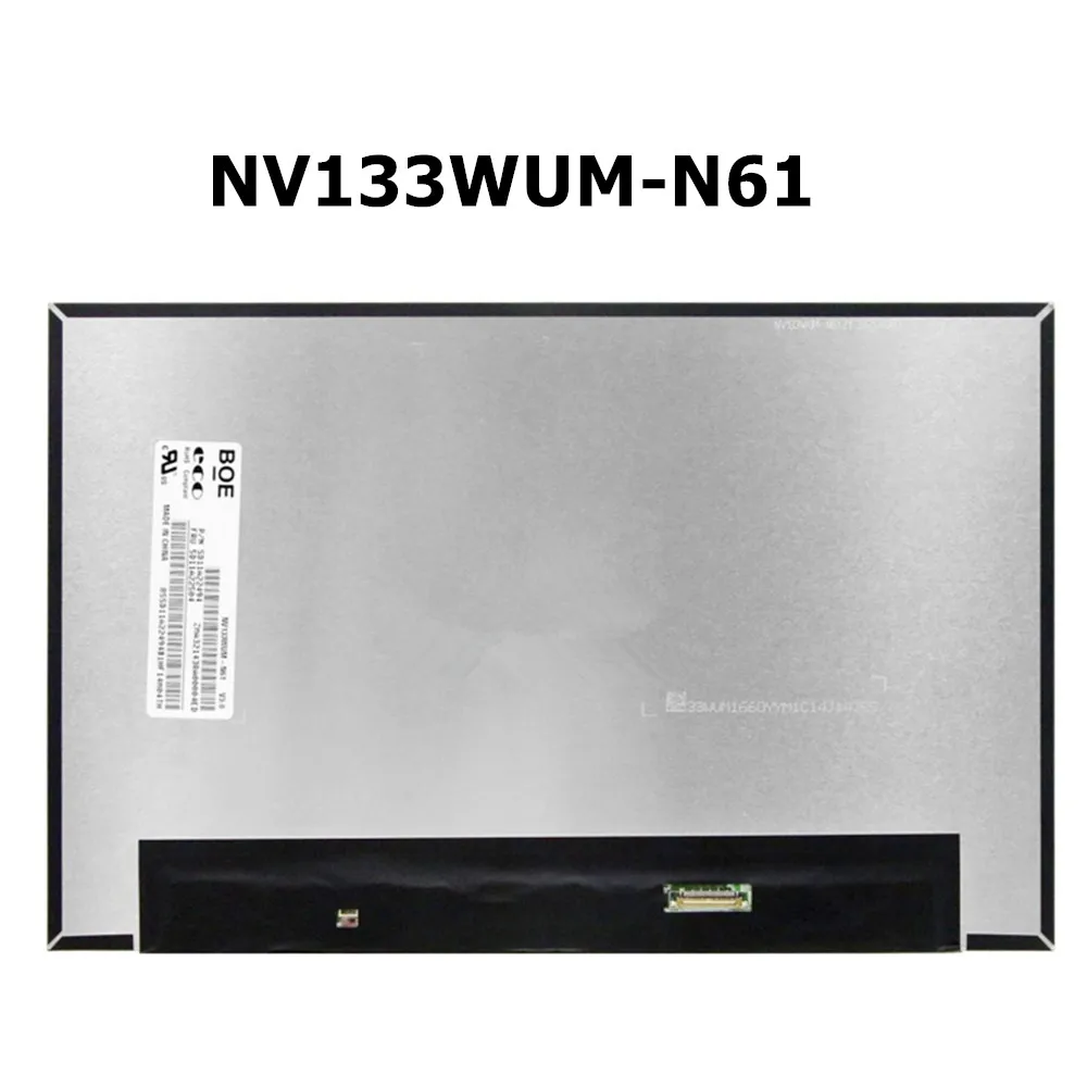 13.3INCH 1920X1080  Laptop LCD ScreenB133UAN01.2 FIT NV133WUM-N61 MND307DA1-4 LP133WU1-SPB1 FOR ThinkPad X13 L13 Gen2 Gen3 Gen4