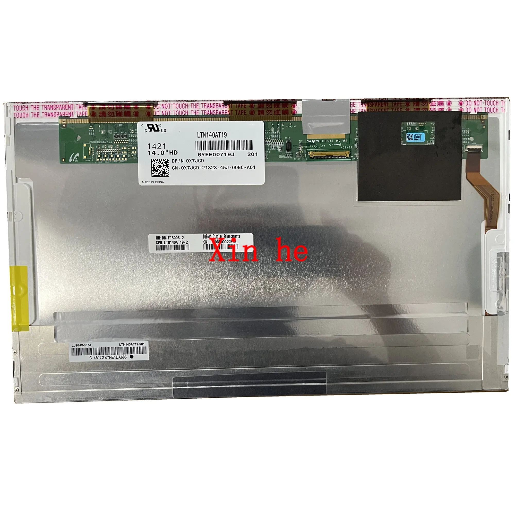 

LTN140AT19-201 LTN140AT19 201 14.0'' Laptop LCD Screen 1366*768