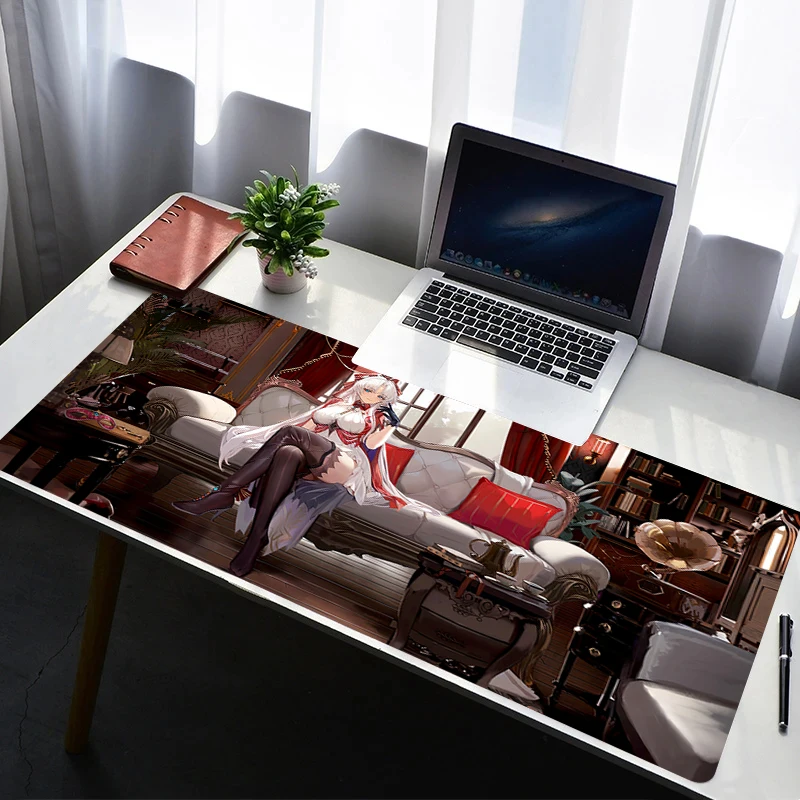 

Mouse Pad Laptop Rubber Extended Desktop Mat Computer Gamer Mousepad Wuthering Waves Carlotta PC Gaming Accessories Keyboard Pad