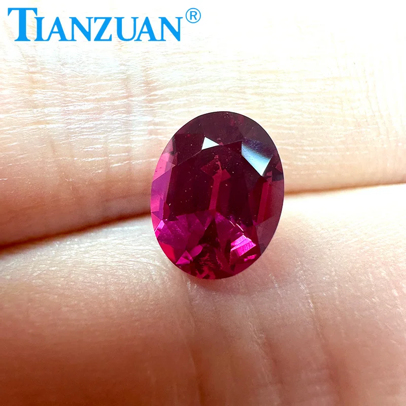 

Красный цвет, выращенная в лаборатории шпинель овальной формы, прозрачная шпинель, свободные драгоценные камни для изготовления ювелирных изделий с сертификатом AGL