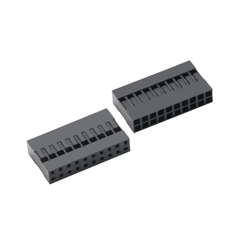 2,54 mm Dupont-Stecker, 1, 2 x 2/3/4/5/6/7/8/9/10/20 P, einzelne zweireihige Steckverbinder, Gehäusestecker, Überbrückungsdraht, Kabel, Stiftleisten