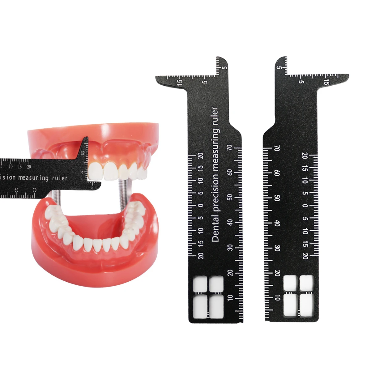 1pcs Dental Precision Measuring Ruler Teeth Measuring Gauge Caliper For Medical Photography