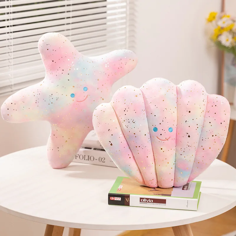 

Красная Детская подушка с рисунком в виде ракушки