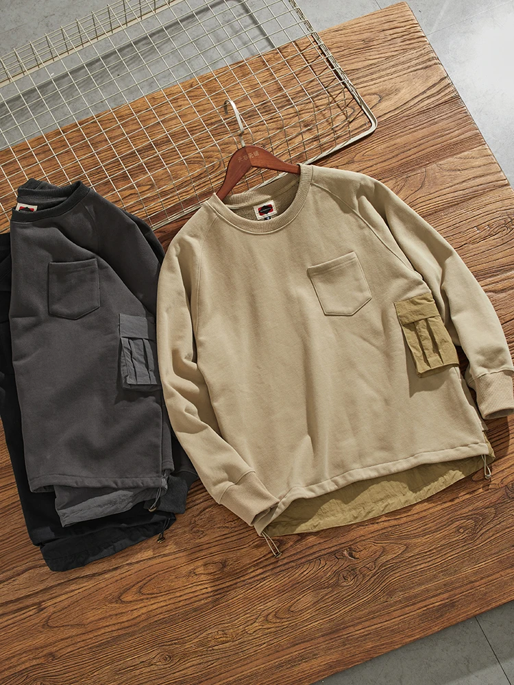 

Модная толстовка оверсайз с капюшоном, с лоскутным дизайном и нашивками, для мужчин, весна-осень-зима, уличная одежда